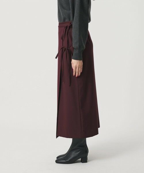 BEAUTY&YOUTH UNITED ARROWS / ビューティー&ユース ユナイテッドアローズ ロング・マキシ丈スカート | ツイル リボン ラップスカート | 詳細24