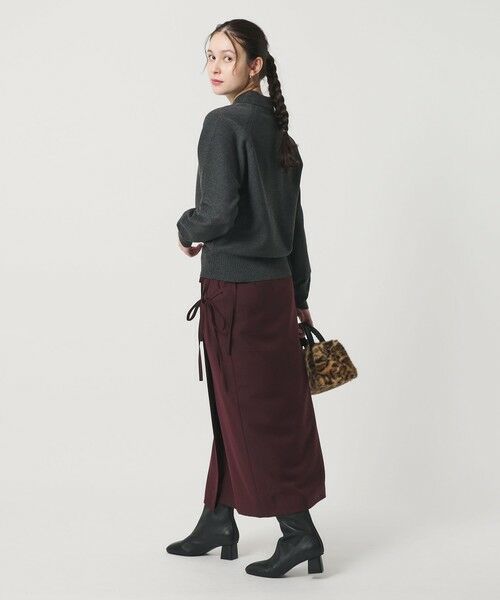 BEAUTY&YOUTH UNITED ARROWS / ビューティー&ユース ユナイテッドアローズ ロング・マキシ丈スカート | ツイル リボン ラップスカート | 詳細22