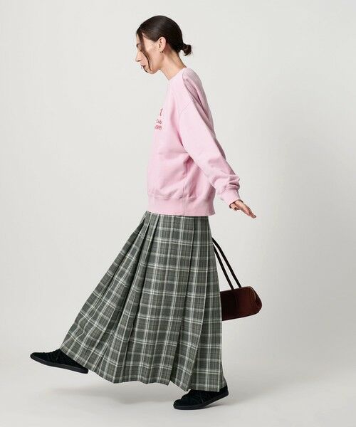 BEAUTY&YOUTH UNITED ARROWS / ビューティー&ユース ユナイテッドアローズ ロング・マキシ丈スカート | チェック プリーツロングスカート | 詳細3