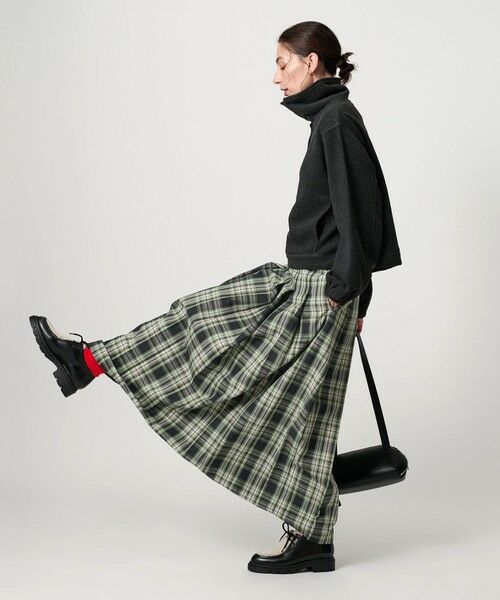 BEAUTY&YOUTH UNITED ARROWS / ビューティー&ユース ユナイテッドアローズ ロング・マキシ丈スカート | チェック プリーツロングスカート | 詳細8