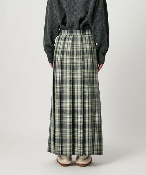 BEAUTY&YOUTH UNITED ARROWS / ビューティー&ユース ユナイテッドアローズ ロング・マキシ丈スカート | チェック プリーツロングスカート | 詳細11