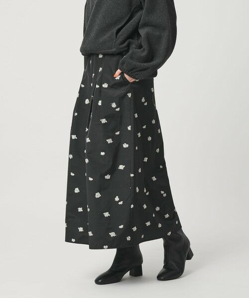 BEAUTY&YOUTH UNITED ARROWS / ビューティー&ユース ユナイテッドアローズ ロング・マキシ丈スカート | フラワージャガード スカート ウォッシャブル | 詳細2