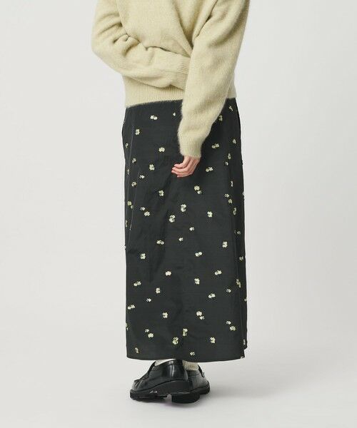BEAUTY&YOUTH UNITED ARROWS / ビューティー&ユース ユナイテッドアローズ ロング・マキシ丈スカート | フラワージャガード スカート ウォッシャブル | 詳細6