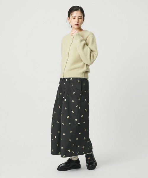 BEAUTY&YOUTH UNITED ARROWS / ビューティー&ユース ユナイテッドアローズ ロング・マキシ丈スカート | フラワージャガード スカート ウォッシャブル | 詳細7