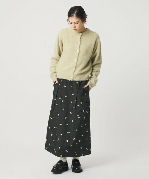 BEAUTY&YOUTH UNITED ARROWS / ビューティー&ユース ユナイテッドアローズ ロング・マキシ丈スカート | フラワージャガード スカート ウォッシャブル | 詳細8