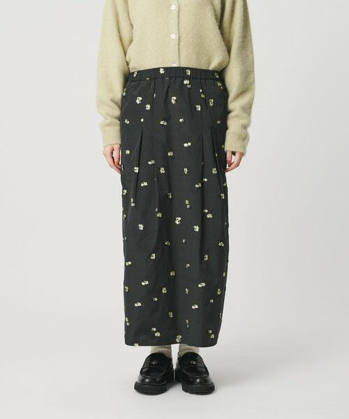 BEAUTY&YOUTH UNITED ARROWS / ビューティー&ユース ユナイテッドアローズ ロング・マキシ丈スカート | フラワージャガード スカート ウォッシャブル | 詳細9