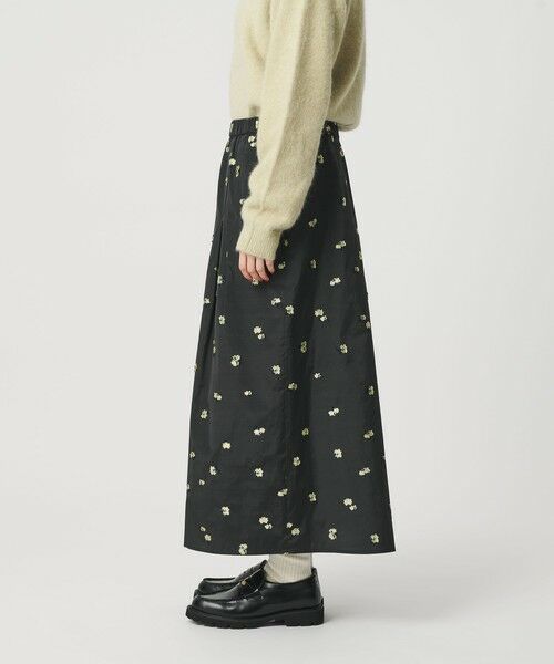 BEAUTY&YOUTH UNITED ARROWS / ビューティー&ユース ユナイテッドアローズ ロング・マキシ丈スカート | フラワージャガード スカート ウォッシャブル | 詳細10