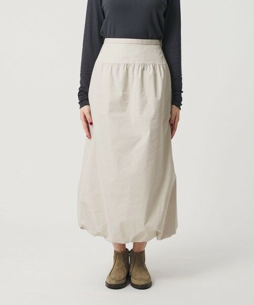 BEAUTY&YOUTH UNITED ARROWS / ビューティー&ユース ユナイテッドアローズ ロング・マキシ丈スカート | ポリエステル バルーンスカート | 詳細4