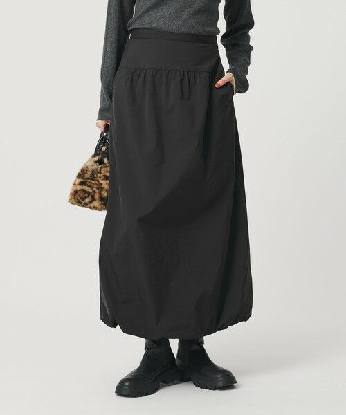BEAUTY&YOUTH UNITED ARROWS / ビューティー&ユース ユナイテッドアローズ ロング・マキシ丈スカート | ポリエステル バルーンスカート | 詳細12
