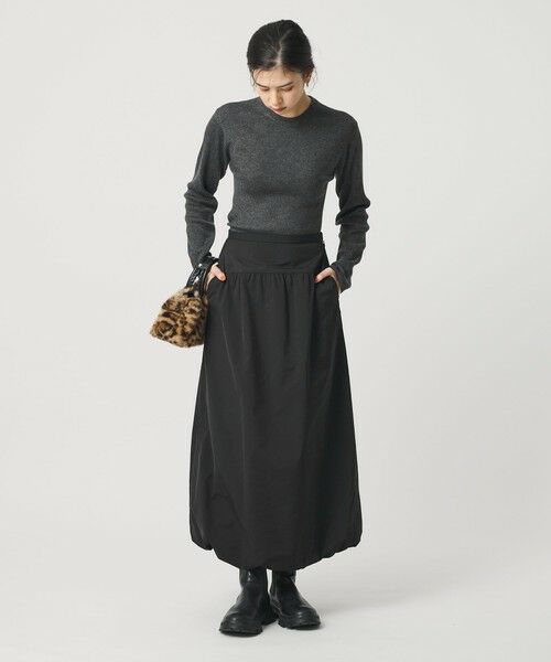 BEAUTY&YOUTH UNITED ARROWS / ビューティー&ユース ユナイテッドアローズ ロング・マキシ丈スカート | ポリエステル バルーンスカート | 詳細14