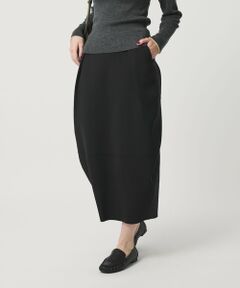 BEAUTY&YOUTH UNITED ARROWS / ビューティー&ユース ユナイテッドアローズ ミニ・ひざ丈スカート | 【WEB限定】ポリエステル コクーンニットスカート ウォッシャブル