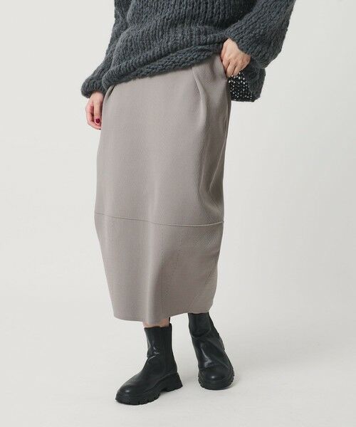 BEAUTY&YOUTH UNITED ARROWS / ビューティー&ユース ユナイテッドアローズ ミニ・ひざ丈スカート | 【WEB限定】ポリエステル コクーンニットスカート ウォッシャブル | 詳細8