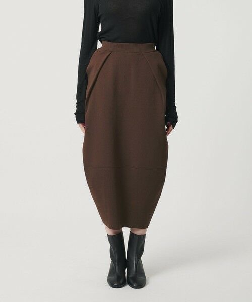 BEAUTY&YOUTH UNITED ARROWS / ビューティー&ユース ユナイテッドアローズ ミニ・ひざ丈スカート | 【WEB限定】ポリエステル コクーンニットスカート ウォッシャブル | 詳細18