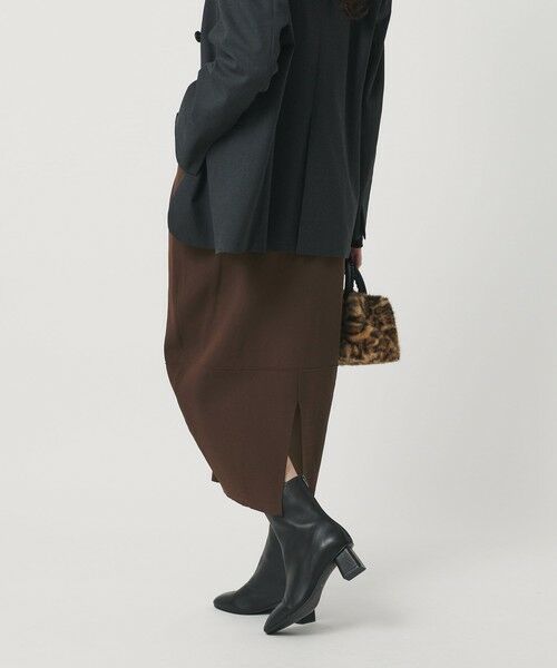 BEAUTY&YOUTH UNITED ARROWS / ビューティー&ユース ユナイテッドアローズ ミニ・ひざ丈スカート | 【WEB限定】ポリエステル コクーンニットスカート ウォッシャブル | 詳細16