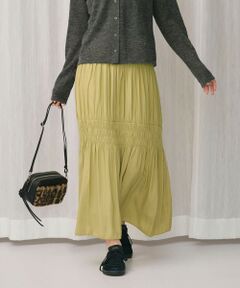 BEAUTY&YOUTH UNITED ARROWS / ビューティー&ユース ユナイテッドアローズ ロング・マキシ丈スカート | 【WEB限定】シャーリング キリカエ フレアスカート