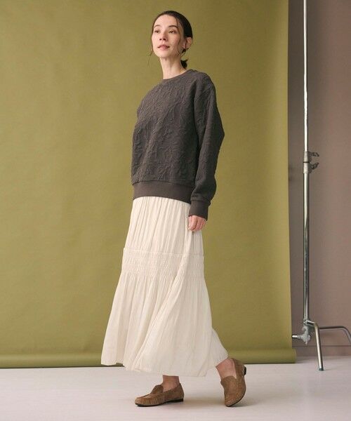 BEAUTY&YOUTH UNITED ARROWS / ビューティー&ユース ユナイテッドアローズ ロング・マキシ丈スカート | 【WEB限定】シャーリング キリカエ フレアスカート | 詳細5