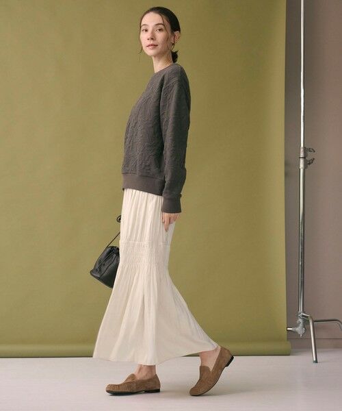 BEAUTY&YOUTH UNITED ARROWS / ビューティー&ユース ユナイテッドアローズ ロング・マキシ丈スカート | 【WEB限定】シャーリング キリカエ フレアスカート | 詳細6