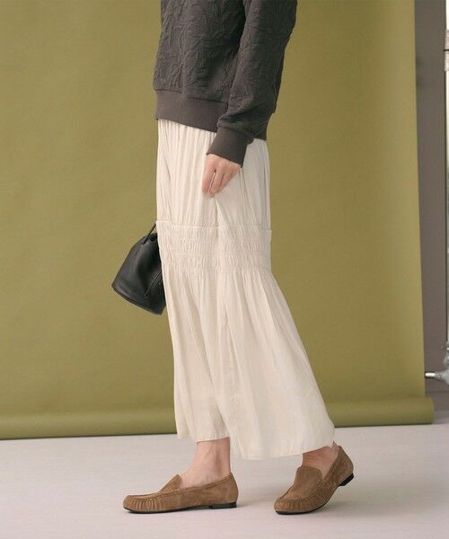 BEAUTY&YOUTH UNITED ARROWS / ビューティー&ユース ユナイテッドアローズ ロング・マキシ丈スカート | 【WEB限定】シャーリング キリカエ フレアスカート | 詳細2