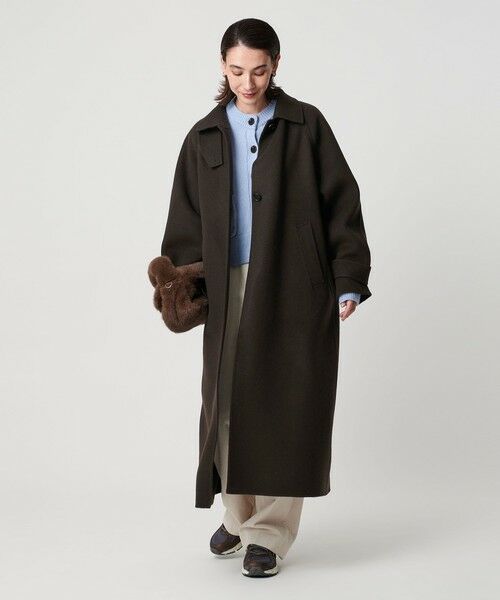 BEAUTY&YOUTH UNITED ARROWS / ビューティー&ユース ユナイテッドアローズ ステンカラーコート | リバー ステンカラー ロングコート | 詳細8