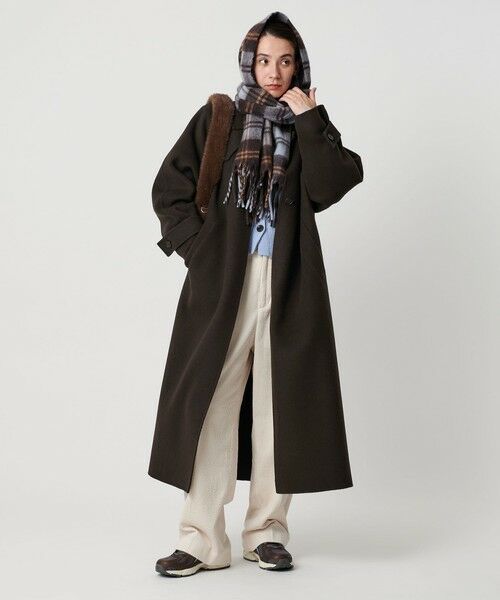 BEAUTY&YOUTH UNITED ARROWS / ビューティー&ユース ユナイテッドアローズ ステンカラーコート | リバー ステンカラー ロングコート | 詳細11