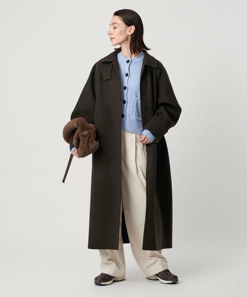 BEAUTY & YOUTH UNITED ARROWS/r[eB[&[X iCebhA[Y o[ XeJ[ OR[g DK. BROWN XS
