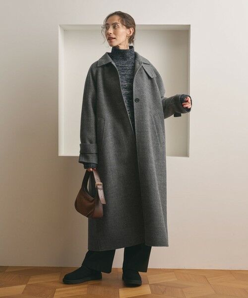 BEAUTY&YOUTH UNITED ARROWS / ビューティー&ユース ユナイテッドアローズ ステンカラーコート | リバー ステンカラー ロングコート | 詳細13