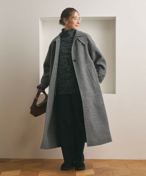 BEAUTY&YOUTH UNITED ARROWS / ビューティー&ユース ユナイテッドアローズ ステンカラーコート | リバー ステンカラー ロングコート | 詳細14