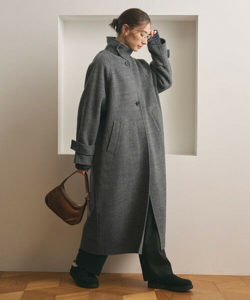 BEAUTY&YOUTH UNITED ARROWS / ビューティー&ユース ユナイテッドアローズ ステンカラーコート | リバー ステンカラー ロングコート | 詳細15