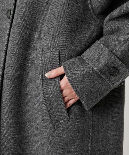 BEAUTY&YOUTH UNITED ARROWS / ビューティー&ユース ユナイテッドアローズ ステンカラーコート | リバー ステンカラー ロングコート | 詳細30