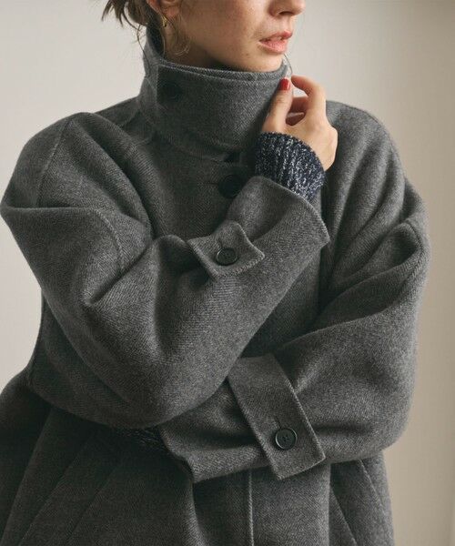 BEAUTY&YOUTH UNITED ARROWS / ビューティー&ユース ユナイテッドアローズ ステンカラーコート | リバー ステンカラー ロングコート | 詳細19