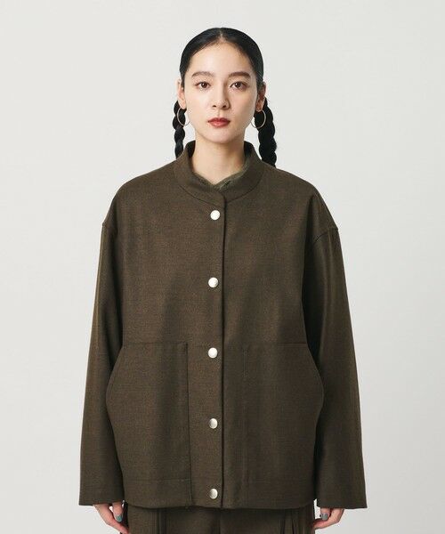 BEAUTY&YOUTH UNITED ARROWS / ビューティー&ユース ユナイテッドアローズ ブルゾン | 毛ブレンド スナップブルゾン | 詳細22