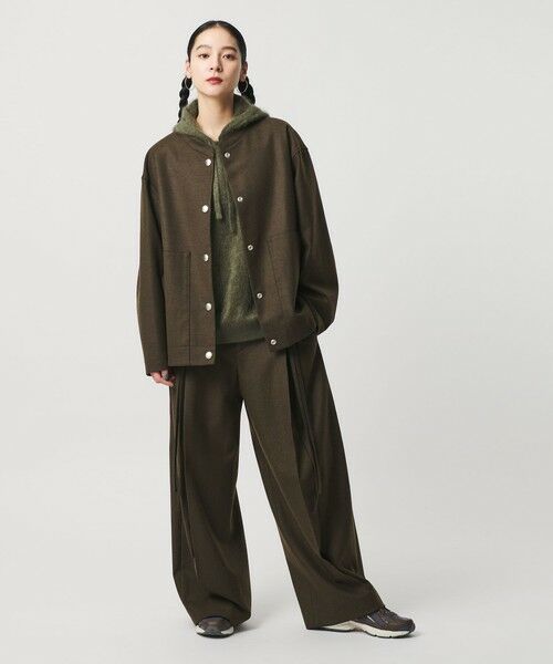 BEAUTY&YOUTH UNITED ARROWS / ビューティー&ユース ユナイテッドアローズ ブルゾン | 毛ブレンド スナップブルゾン | 詳細20