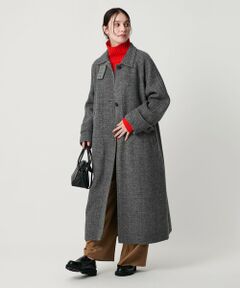 BEAUTY&YOUTH UNITED ARROWS / ビューティー&ユース ユナイテッドアローズ その他アウター | リバー ステンカラー ロングコート/ヘリンボーン