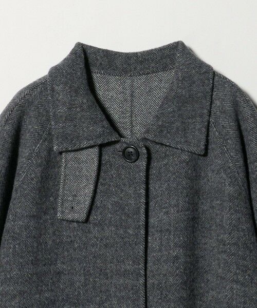 BEAUTY&YOUTH UNITED ARROWS / ビューティー&ユース ユナイテッドアローズ その他アウター | リバー ステンカラー ロングコート/ヘリンボーン | 詳細11