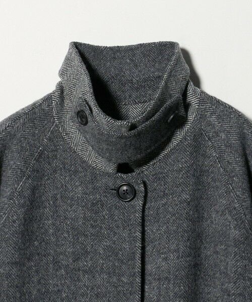 BEAUTY&YOUTH UNITED ARROWS / ビューティー&ユース ユナイテッドアローズ その他アウター | リバー ステンカラー ロングコート/ヘリンボーン | 詳細12