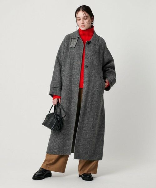 BEAUTY&YOUTH UNITED ARROWS / ビューティー&ユース ユナイテッドアローズ その他アウター | リバー ステンカラー ロングコート/ヘリンボーン | 詳細2