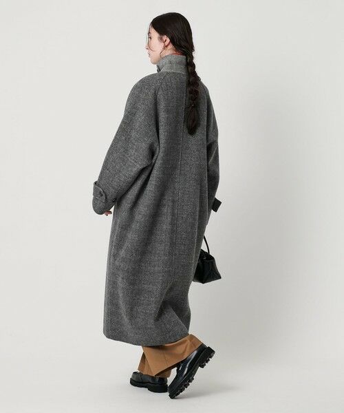 BEAUTY&YOUTH UNITED ARROWS / ビューティー&ユース ユナイテッドアローズ その他アウター | リバー ステンカラー ロングコート/ヘリンボーン | 詳細4
