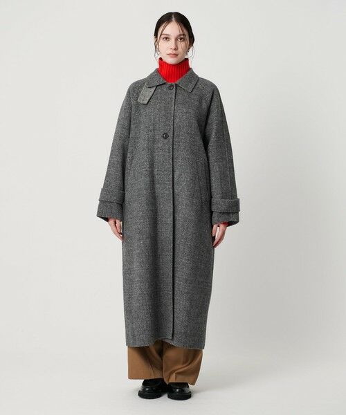 BEAUTY&YOUTH UNITED ARROWS / ビューティー&ユース ユナイテッドアローズ その他アウター | リバー ステンカラー ロングコート/ヘリンボーン | 詳細5