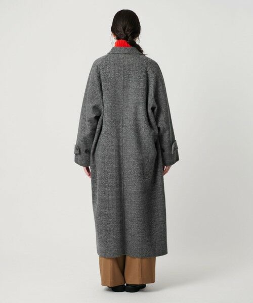 BEAUTY&YOUTH UNITED ARROWS / ビューティー&ユース ユナイテッドアローズ その他アウター | リバー ステンカラー ロングコート/ヘリンボーン | 詳細7