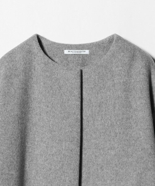 BEAUTY&YOUTH UNITED ARROWS / ビューティー&ユース ユナイテッドアローズ その他アウター | 毛ナイロン ノーカラーコート | 詳細7