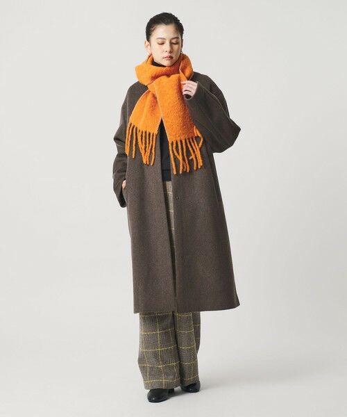 BEAUTY&YOUTH UNITED ARROWS / ビューティー&ユース ユナイテッドアローズ その他アウター | 毛ナイロン ノーカラーコート | 詳細15