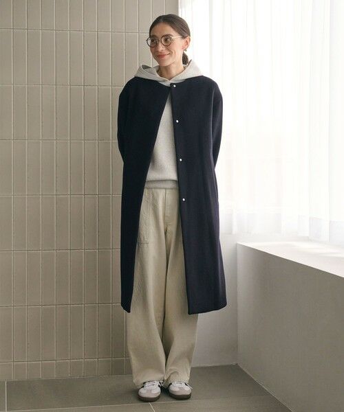 BEAUTY&YOUTH UNITED ARROWS / ビューティー&ユース ユナイテッドアローズ その他アウター | 毛ナイロン ノーカラーコート | 詳細23