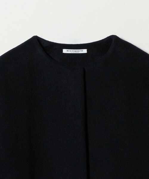 BEAUTY&YOUTH UNITED ARROWS / ビューティー&ユース ユナイテッドアローズ その他アウター | 毛ナイロン ノーカラーコート | 詳細28