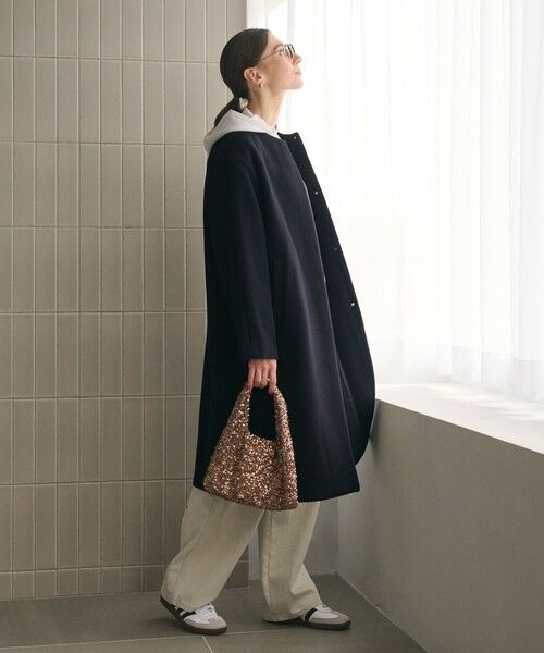 BEAUTY&YOUTH UNITED ARROWS / ビューティー&ユース ユナイテッドアローズ その他アウター | 毛ナイロン ノーカラーコート | 詳細25