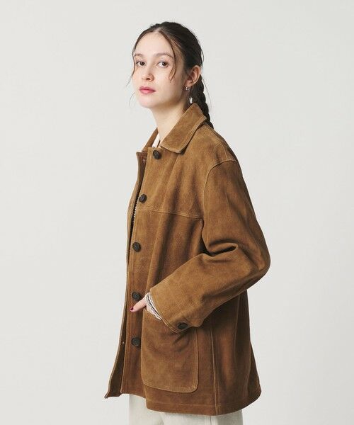 BEAUTY&YOUTH UNITED ARROWS / ビューティー&ユース ユナイテッドアローズ その他アウター | スエード カバーオール ジャケット | 詳細1