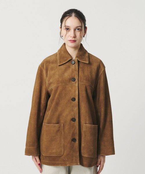 BEAUTY&YOUTH UNITED ARROWS / ビューティー&ユース ユナイテッドアローズ その他アウター | スエード カバーオール ジャケット | 詳細5