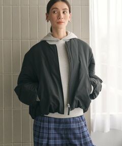 BEAUTY&YOUTH UNITED ARROWS / ビューティー&ユース ユナイテッドアローズ ブルゾン | ポリエステルブレンド ノーカラーバルーンジップブルゾン
