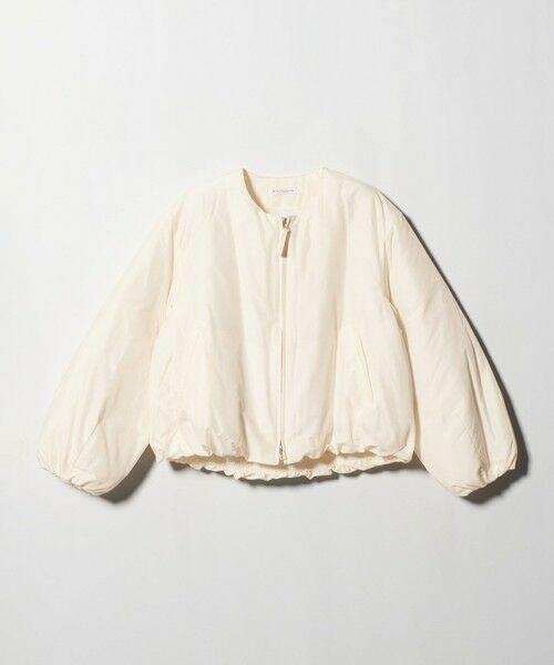 BEAUTY&YOUTH UNITED ARROWS / ビューティー&ユース ユナイテッドアローズ ブルゾン | ポリエステルブレンド ノーカラーバルーンジップブルゾン | 詳細4