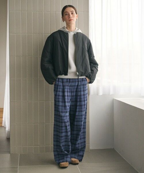 BEAUTY&YOUTH UNITED ARROWS / ビューティー&ユース ユナイテッドアローズ ブルゾン | ポリエステルブレンド ノーカラーバルーンジップブルゾン | 詳細11