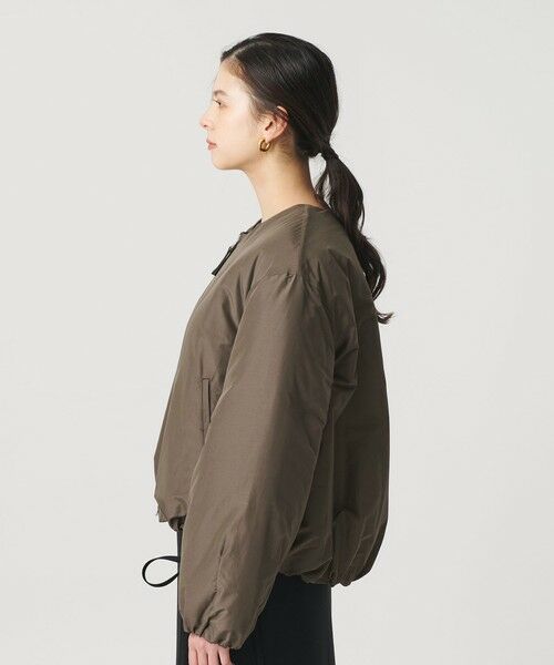 BEAUTY&YOUTH UNITED ARROWS / ビューティー&ユース ユナイテッドアローズ ブルゾン | ポリエステルブレンド ノーカラーバルーンジップブルゾン | 詳細20